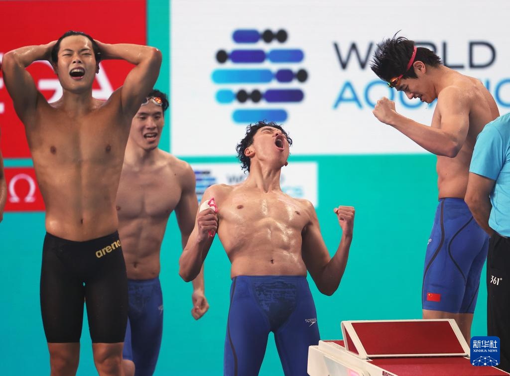 游泳接力夺冠_男子游泳接力赛冠军_男子游泳接力4x100自由泳世界冠军
